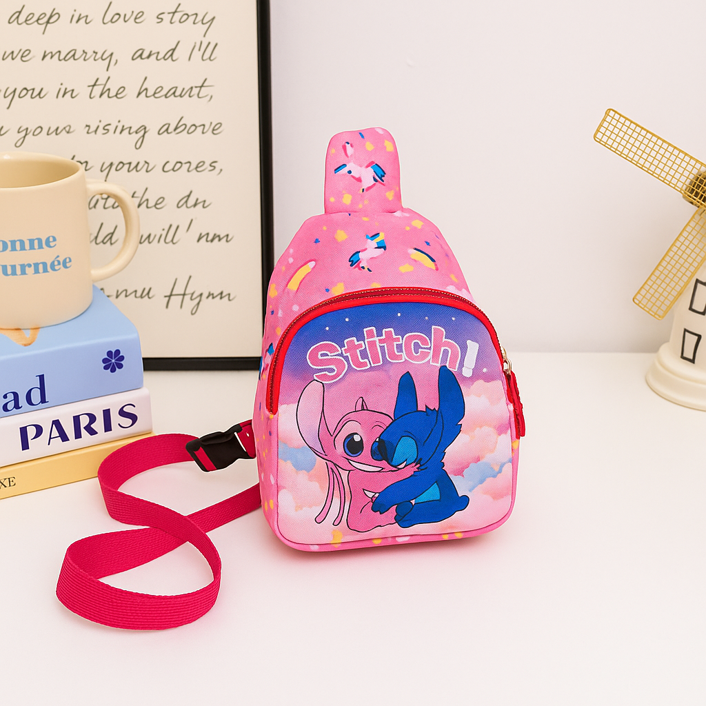 Сумка детская через плечо Стич Розовый (2691732475)