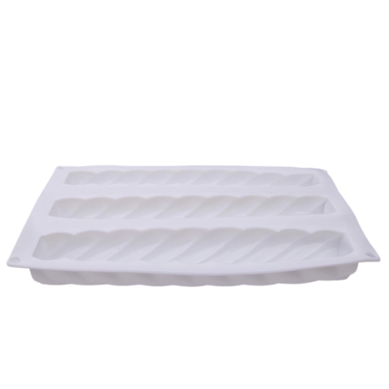 Форма силиконовая для эвроторта Джгут 30x17,5 см 3 шт. (2356744500) - фото 3 Форма силиконовая для эвроторта Джгут 30x17,5 см 3 шт. (2356744500) - фото 3