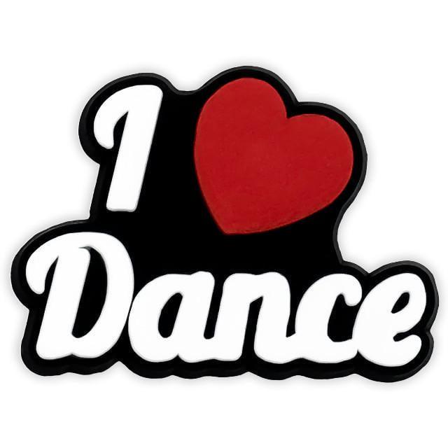 Джибітси для кроксів I love dance (HYB088-48)