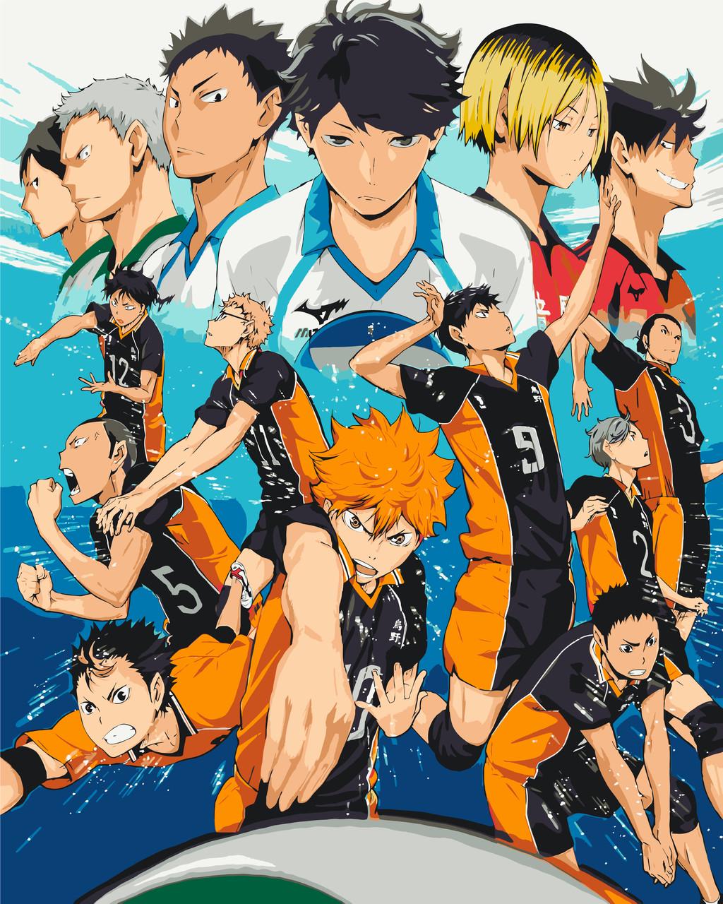 Картина по номерам ORIGAMI Волейбол Аниме 40х50 см (LW3280)