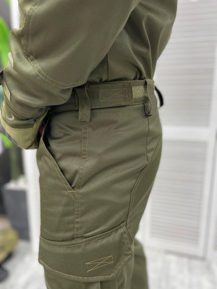 Костюм куртка + штани L Хакі - фото 3