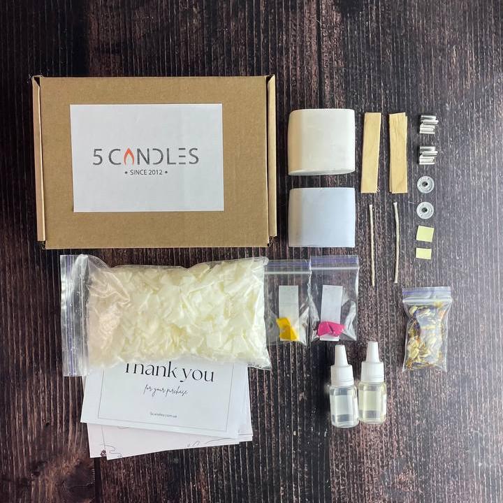 Набір для виготовлення свічок 5candles 5candles M Блакитний/Білий (1484) - фото 4 Набір для виготовлення свічок 5candles 5candles M Блакитний/Білий (1484) - фото 4