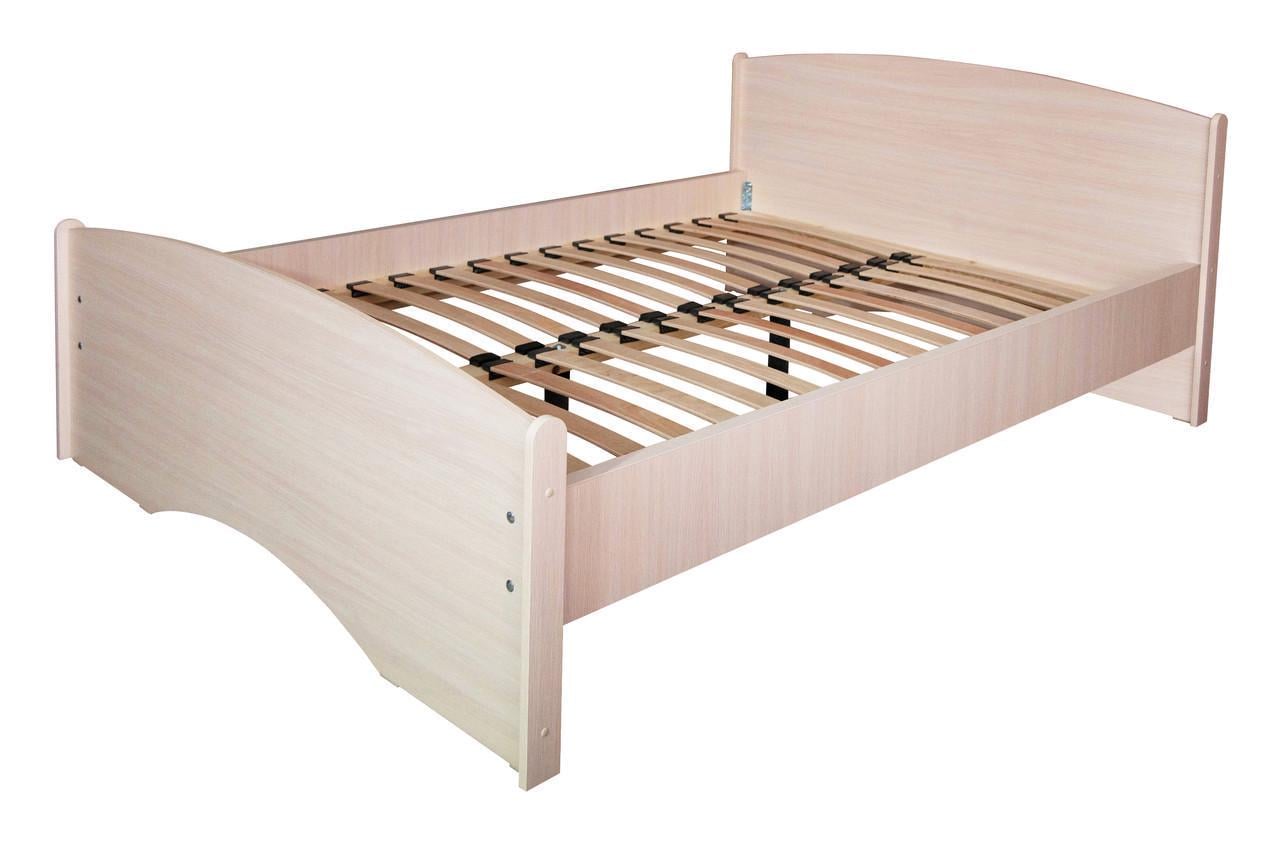 Ліжко ортопедичне МАКСІ-МЕблі Нега 1900х1600 Дуб молочний (10468)