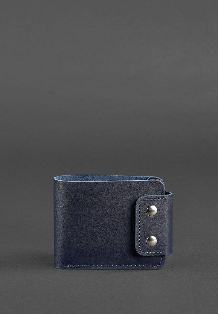 Портмоне мужской кожаный BlankNote Zeus 9.0 Темно-Синий (A-026616) - фото 4 Портмоне мужской кожаный BlankNote Zeus 9.0 Темно-Синий (A-026616) - фото 4