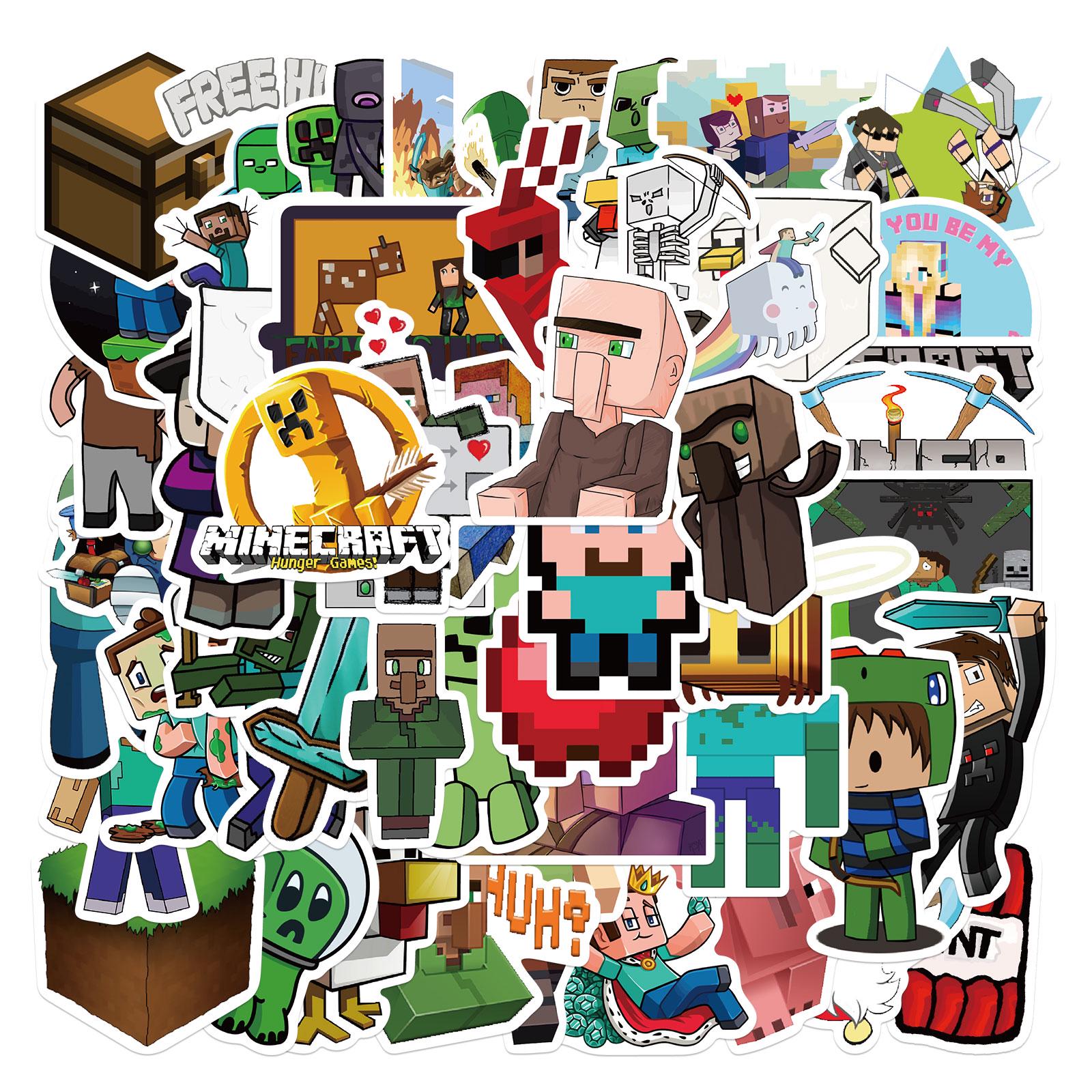 Набір наклейок Minecraft Gamer 50 шт.