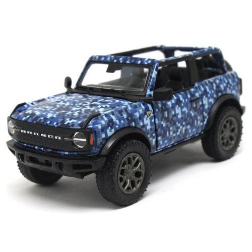 Игрушечная машинка металлическая Ford Bronco Camo Edition Синий (219794)