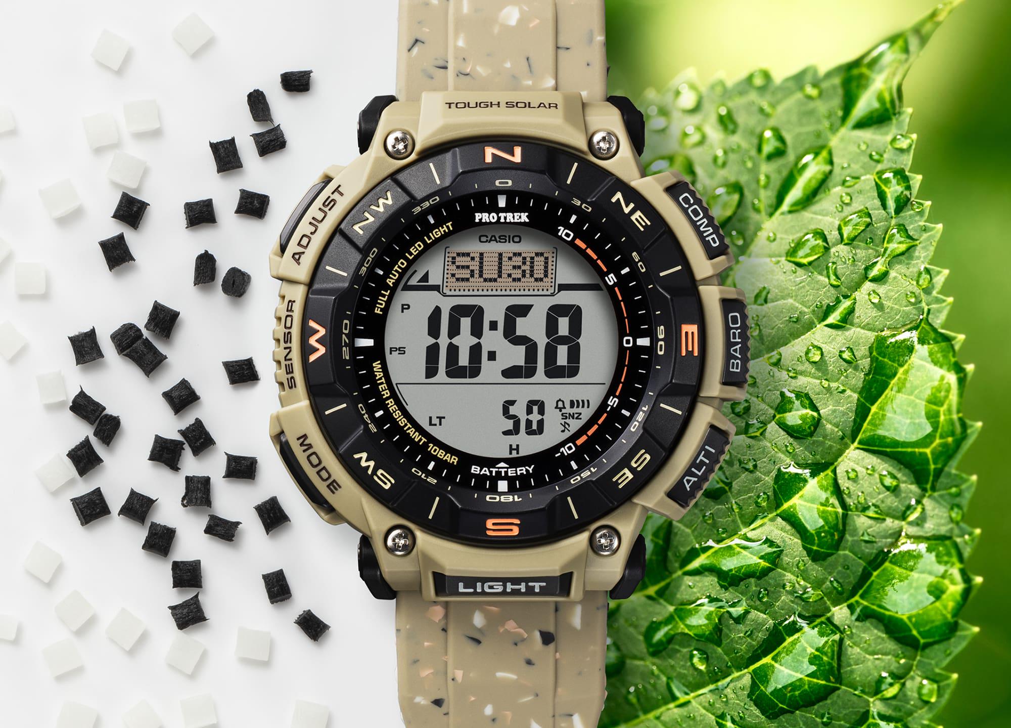 Чоловічий годинник Casio Pro Trek (PRG-340-SC-5CR) - фото 2