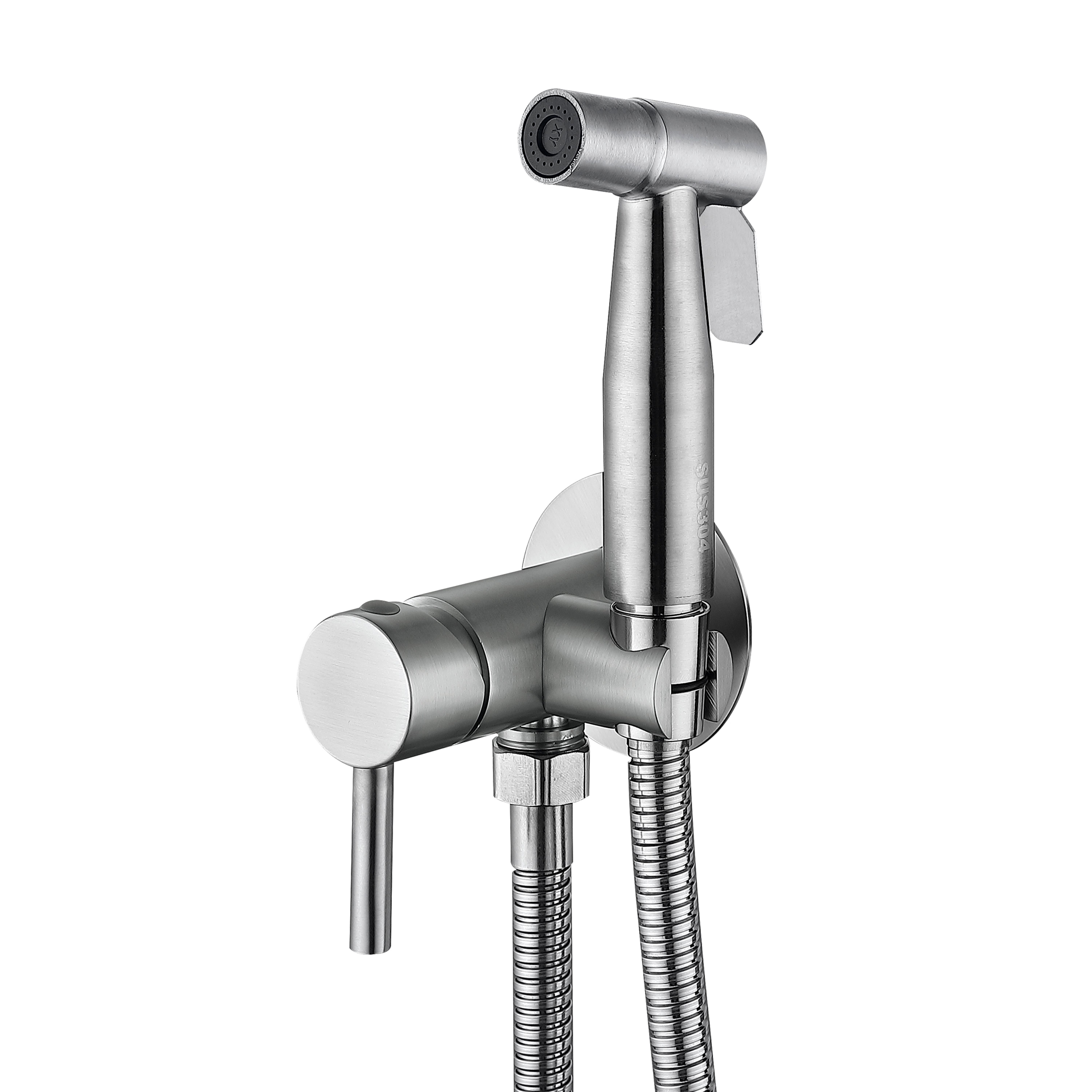 Змішувач для гігієнічного душу Lidz Aria прихований LDARI111NKS46105 Сірий (234776)