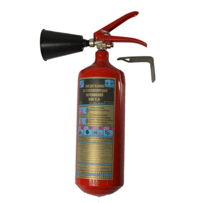 Огнетушитель углекислотный Хладар 1,4 кг/2 л (1149)