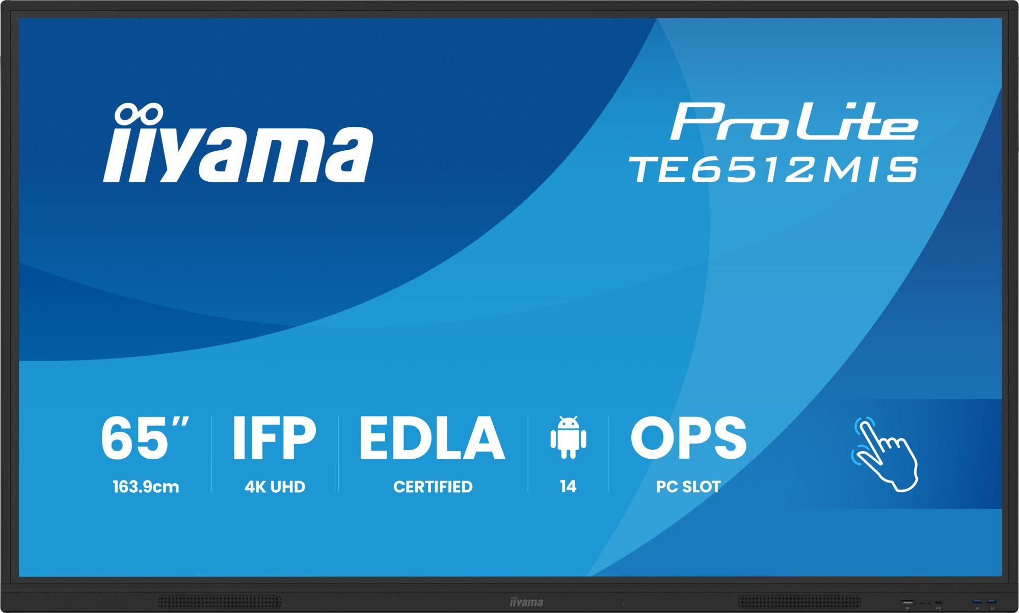 Дисплей интерактивный сенсорный Iiyama ProLite TE6512MIS-B4AG Black (30359558)