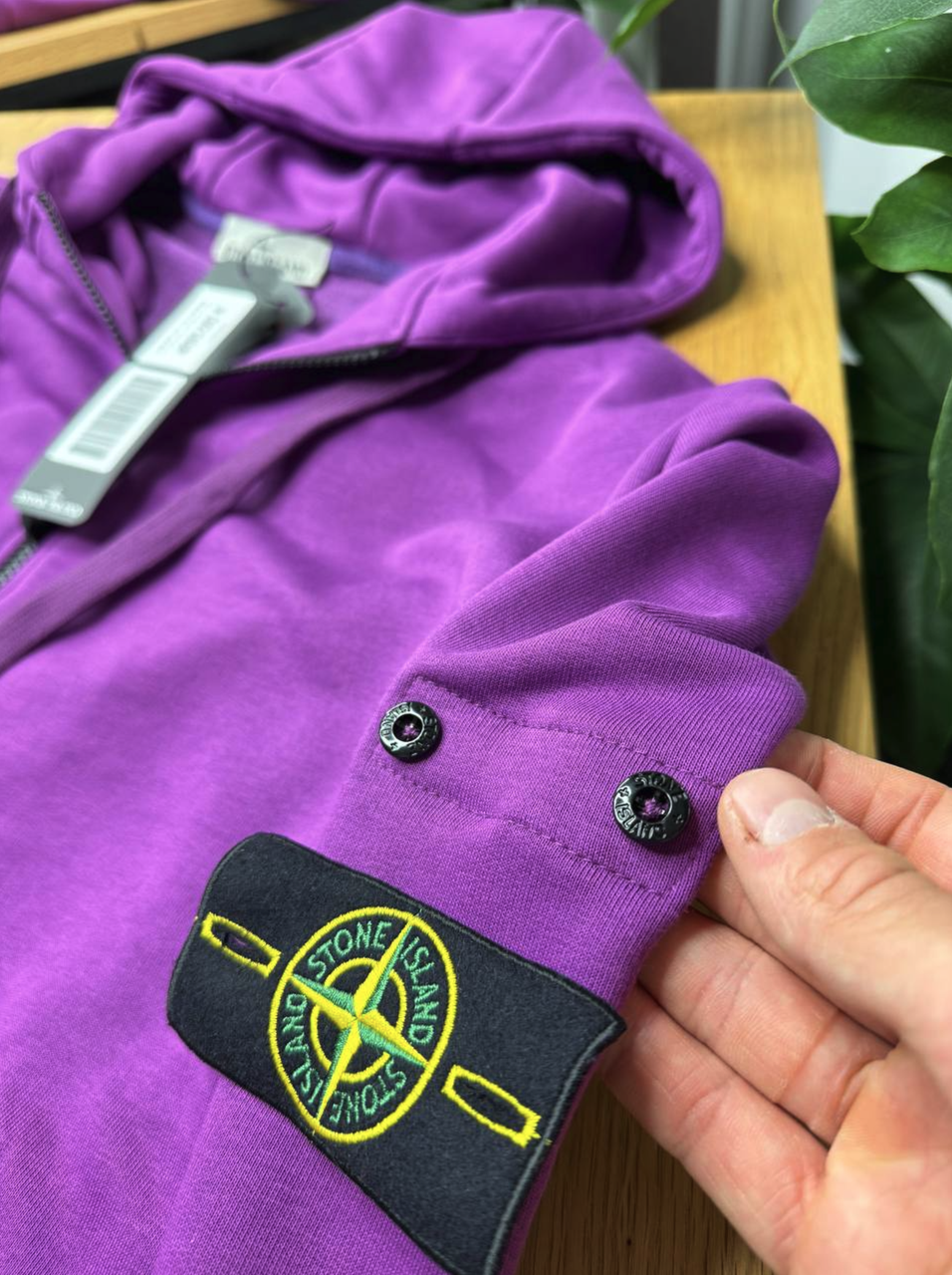 Худи Stone Island ZIP M Violet - фото 5