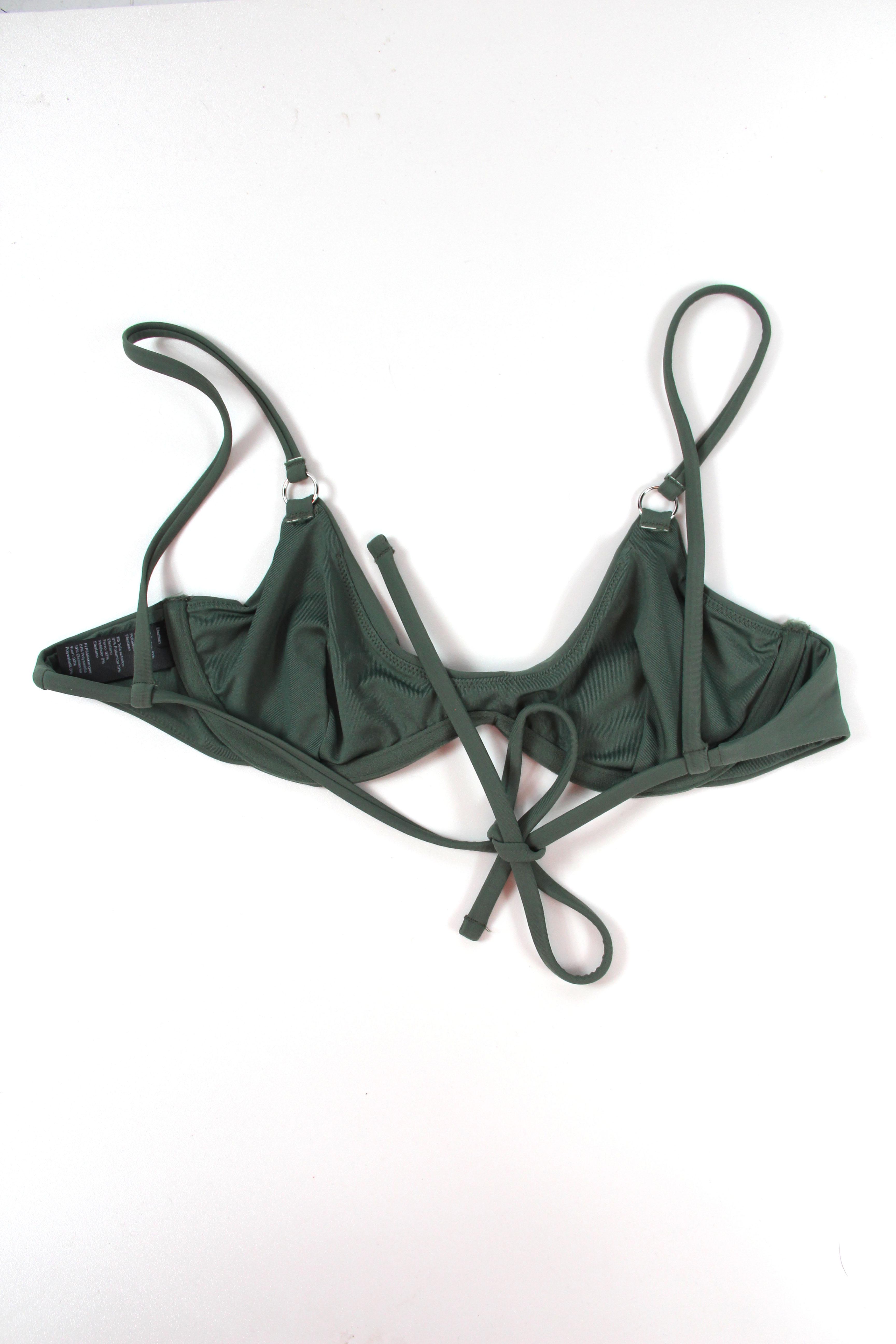 Купальный бюст H&M 987356 р. 32 Хаки