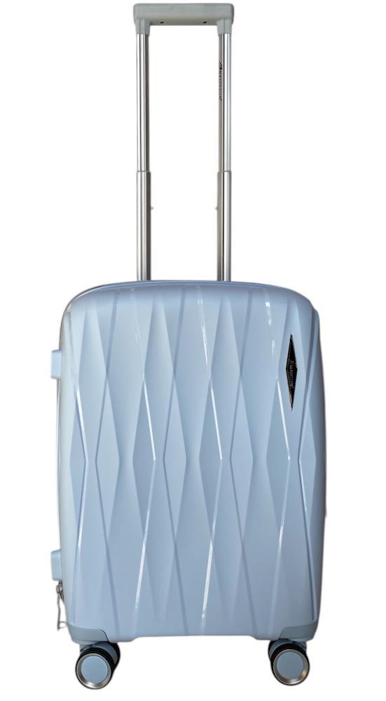 Чемодан малый под ручную кладь Madisson Snowball 51103 полипропилен S Голубой