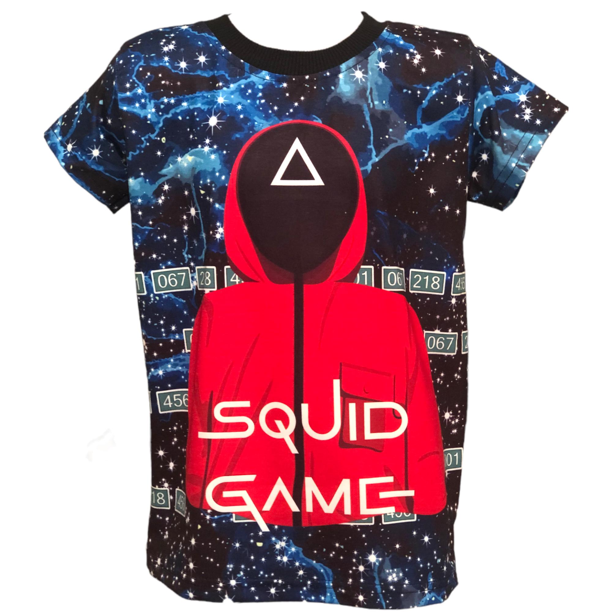Футболка для хлопчика Гра в кальмара Squid qame р. 122 Синій