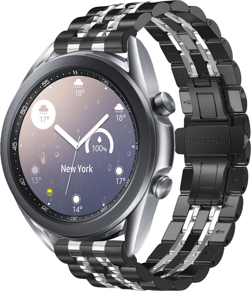 Браслет металлический Spinye Line для Galaxy Watch 3 41 мм Black Silver (29021-03) Браслет металлический Spinye Line для Galaxy Watch 3 41 мм Black Silver (29021-03)