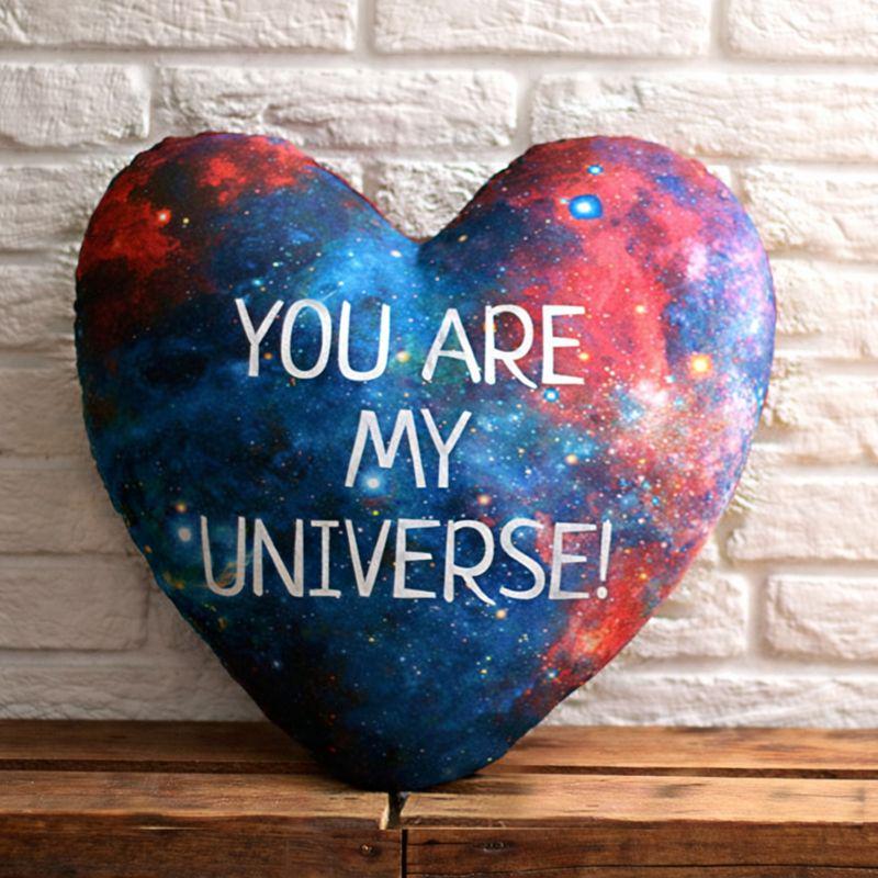 Подушка декоративна Серце You are my universe (sp7-809378305)