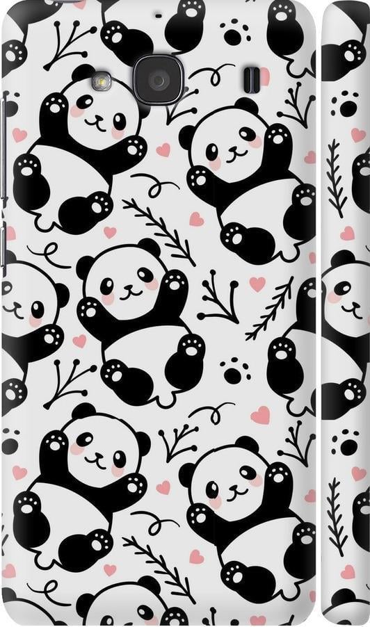 Чехол на Xiaomi Redmi 2 Панды (4318c-98-42517)