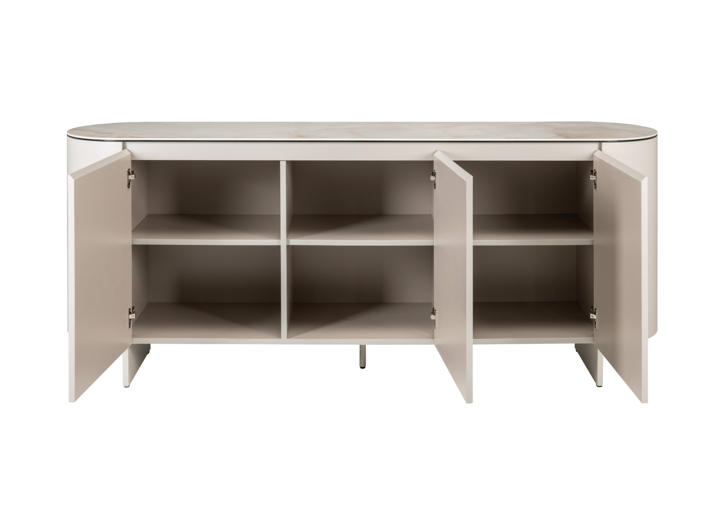 Буфет Лунарио 2000х450х810 мм Айвори оникс/Айвори (30980343) - фото 3