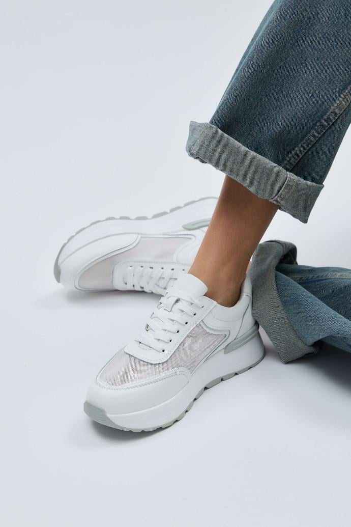 Кроссовки женские летние LONZA р. 36 Белый (198387)