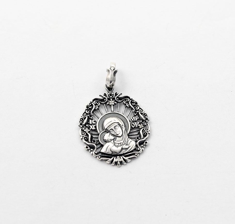 Кулон Maxi Silver 9217 Ладанка Божья Матерь (89217)