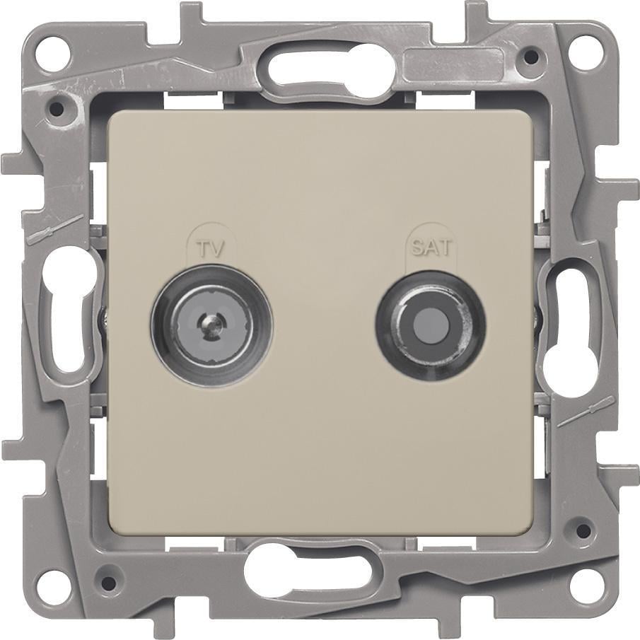 Розетка TV одиночная Legrand 672357 Etika пластиковая для врезного монтажа Слоновая кость