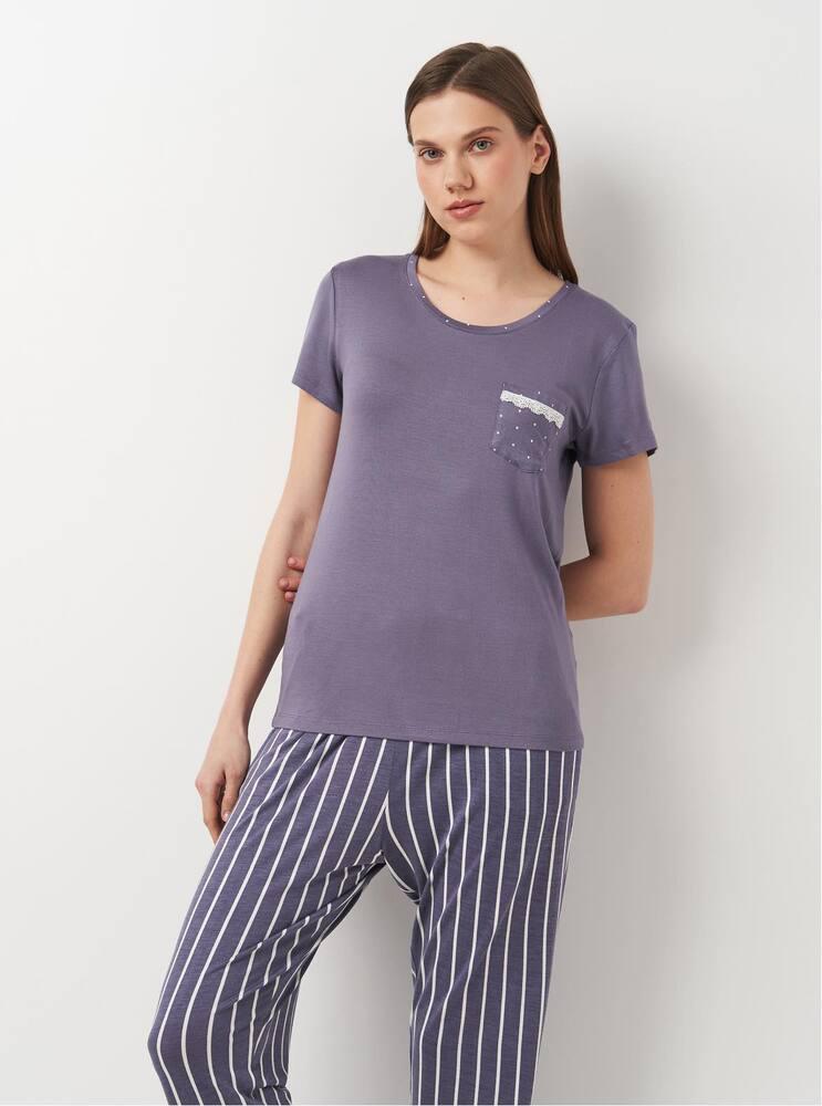 Пижама Angels Secret 40090x35 женская L Фиолетовый