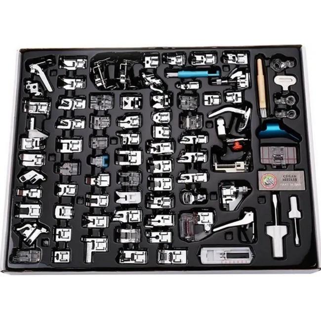 Набор лапок для швейной машины Singer Baby Lock Brother Janome 82 шт. (020605)