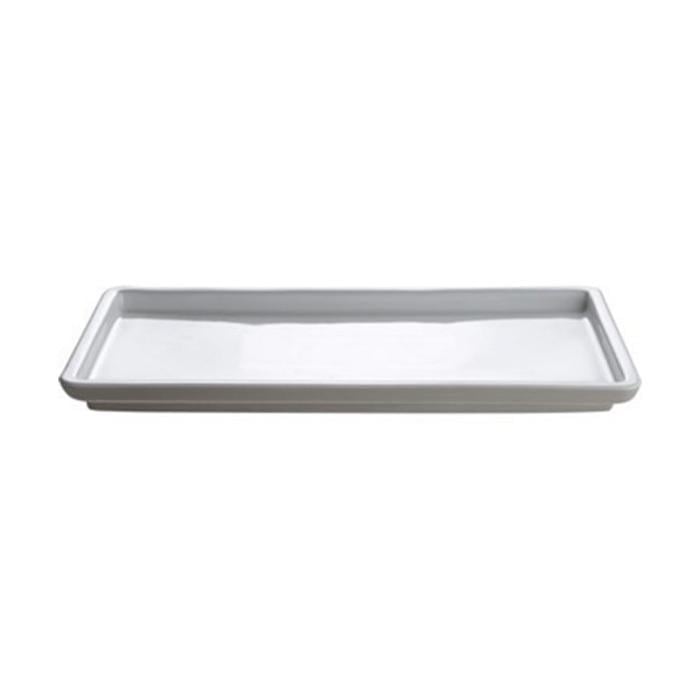 Поднос Alessi Tonale 17x36 см Светло-серый (2522373)