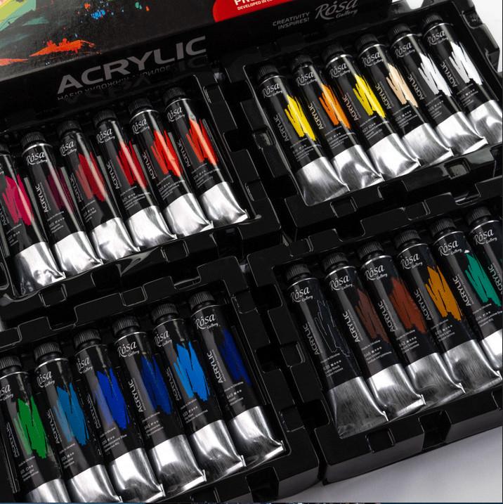 Набір акрилових фарб ROSA Gallery 24 кольорів по 20 мл - фото 3