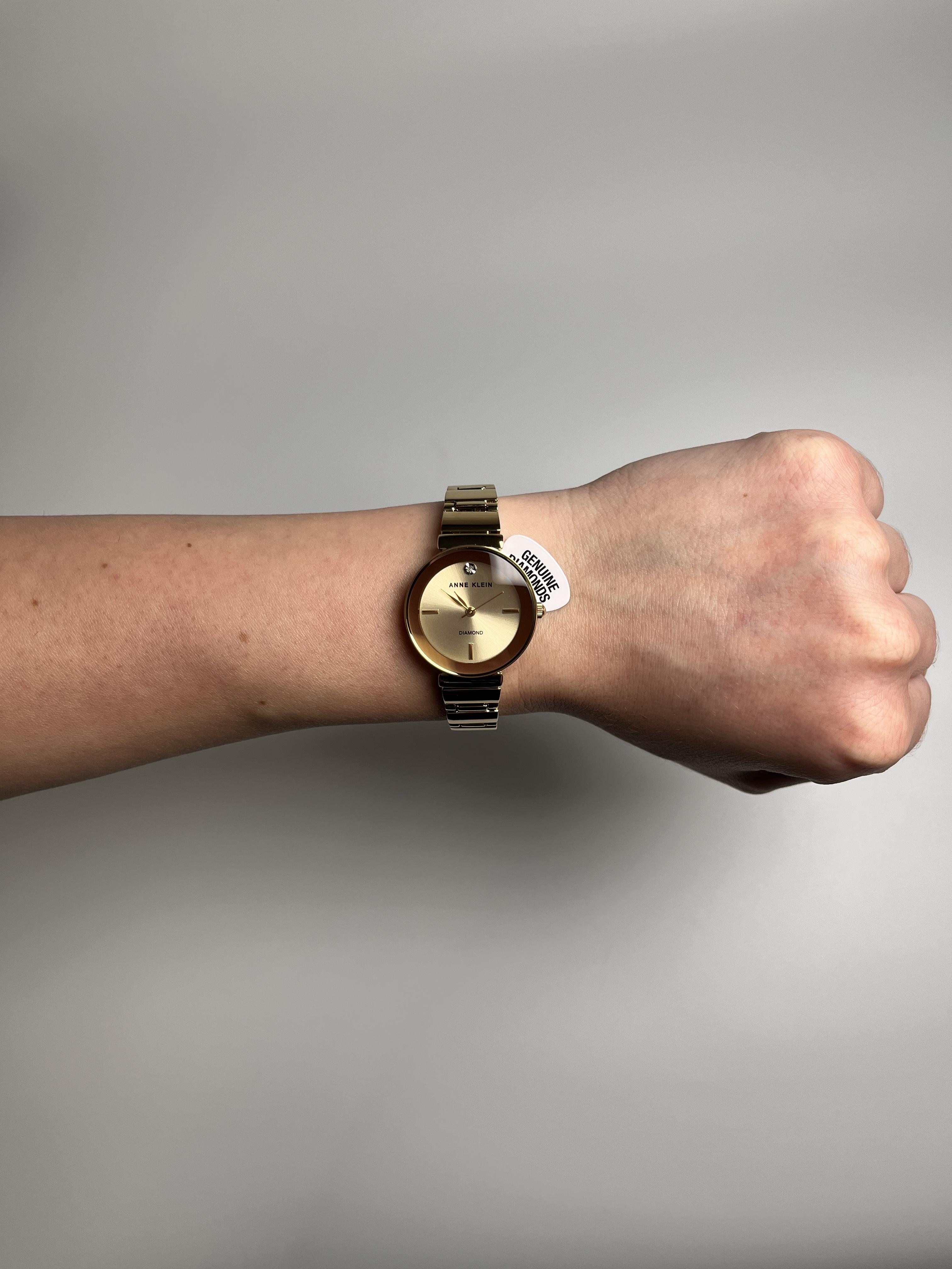 Часы женские классические Anne Klein AK/2434CHGB Золотистые (14187998) - фото 6 Часы женские классические Anne Klein AK/2434CHGB Золотистые (14187998) - фото 6