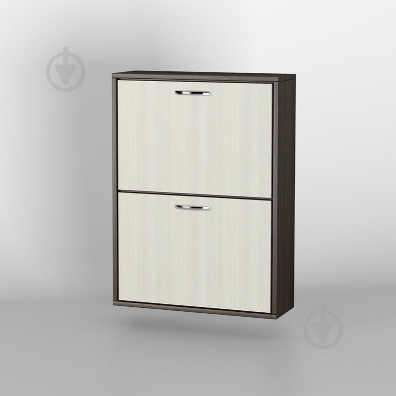 Тумба для обуви Тиса Мебель ТО-124 Венге Молочный