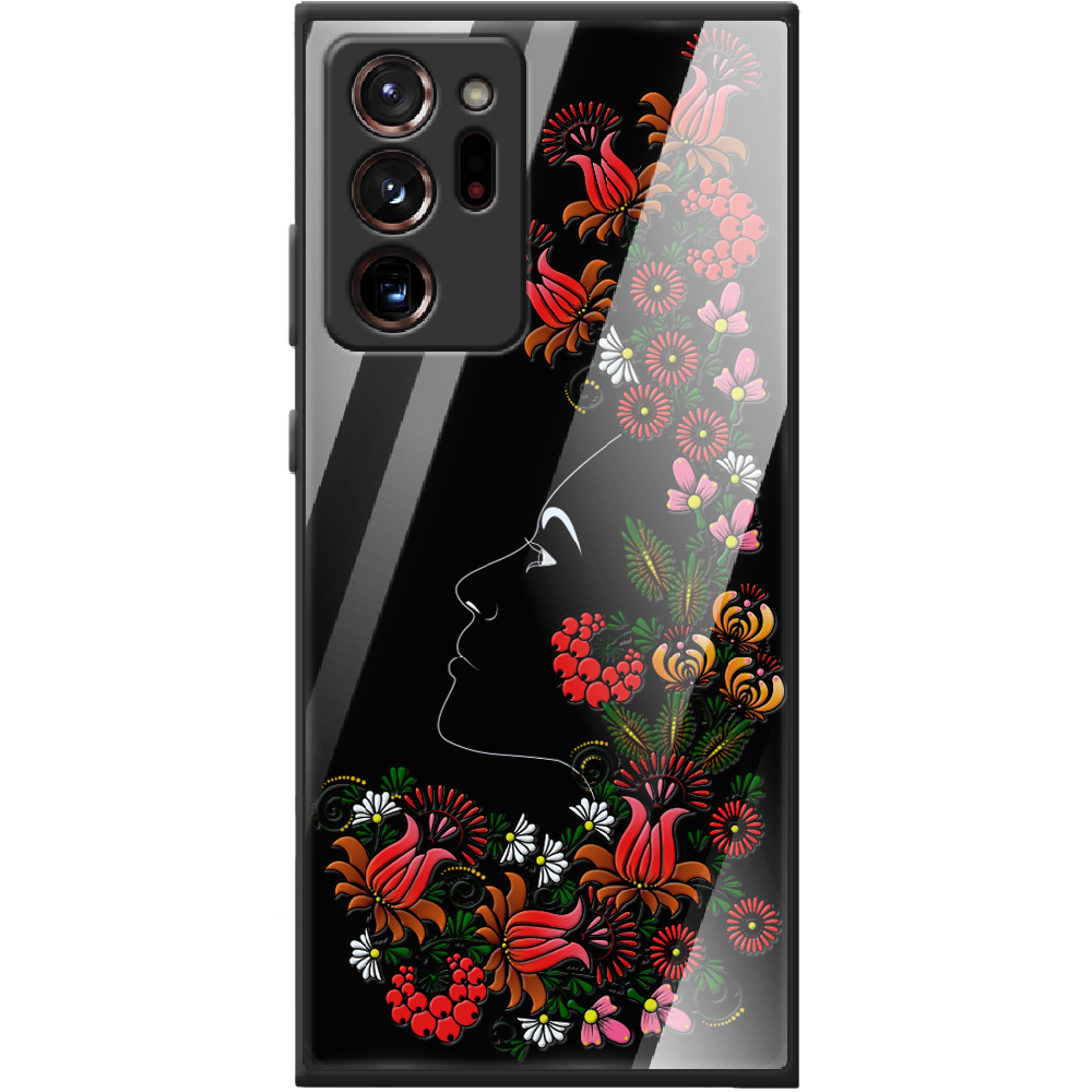 Чохол Boxface Samsung N985 Galaxy Note 20 Ultra 3D Ukrainian Muse Чорний силікон зі склом (40573-bk64-41111)