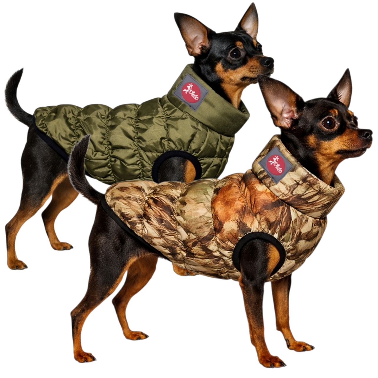 Жилет для собак двосторонній Diego Print Double р. 1 Хантер (124181770)