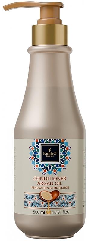 Кондиционер для волос Famirel восстановление защита и питание с аргановым маслом 500 мл (63521)