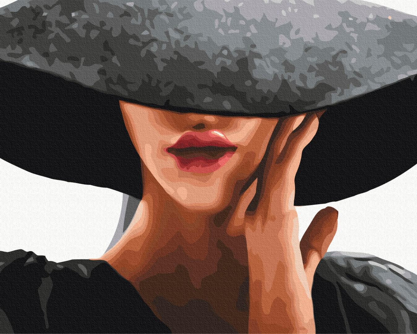 Картина за номерами Brushme Дама із секретом 40x50 см (BS30651)