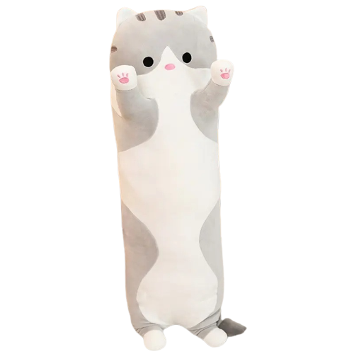 Мягкая игрушка Кот 50 см Серый
