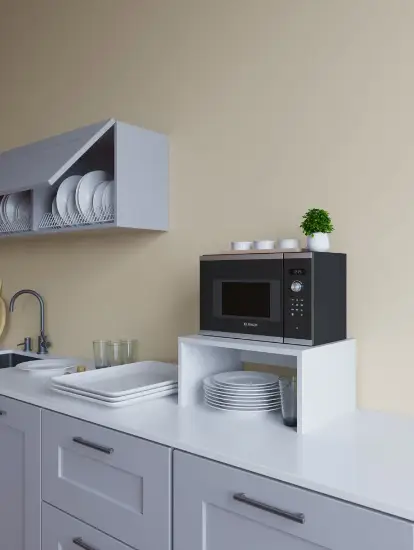 Полиця для мікрохвильової печі Білий (Мікро-6-1) - фото 4 Полиця для мікрохвильової печі Білий (Мікро-6-1) - фото 4