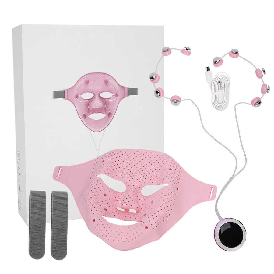 Маска-масажер для обличчя Smart Face massager Рожевий - фото 8