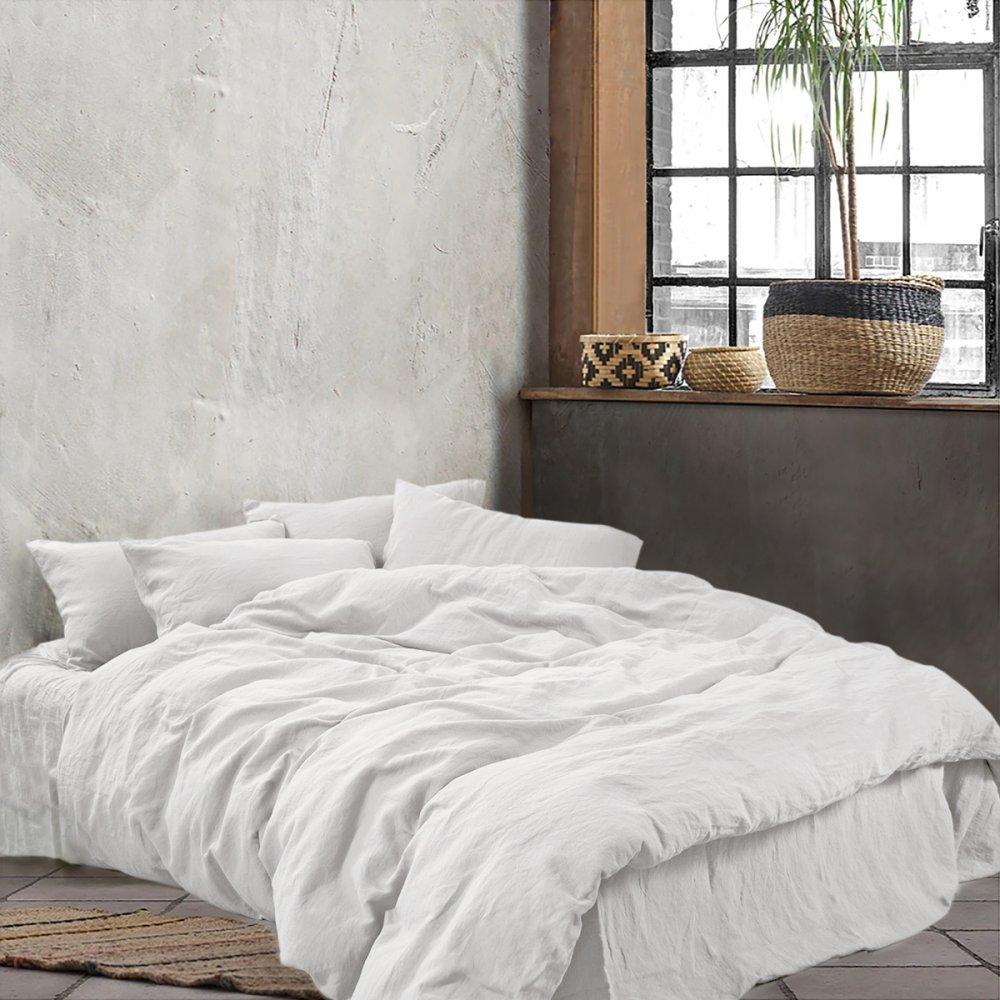 Постельное белье Lotus Home Karlin white евро (19799)