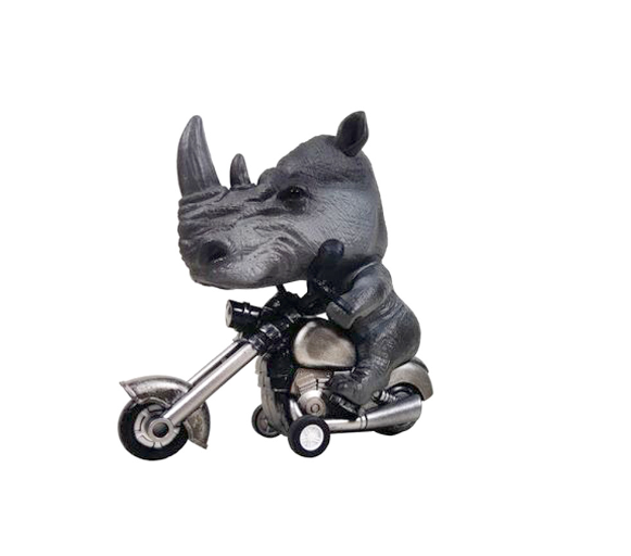 Детская игрушка Носорог инерционный мотоцикл LUO (04267)