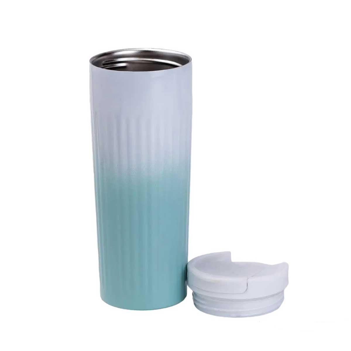 Термос металлический из нержавеющей стали до 12 часов 0,5 л Зеленый (2840)