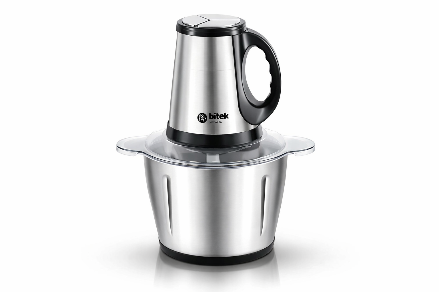 Измельчитель кухонный BITEK BT-2025 электрический с металлической чашей 3 л 4000 Вт (33558885)
