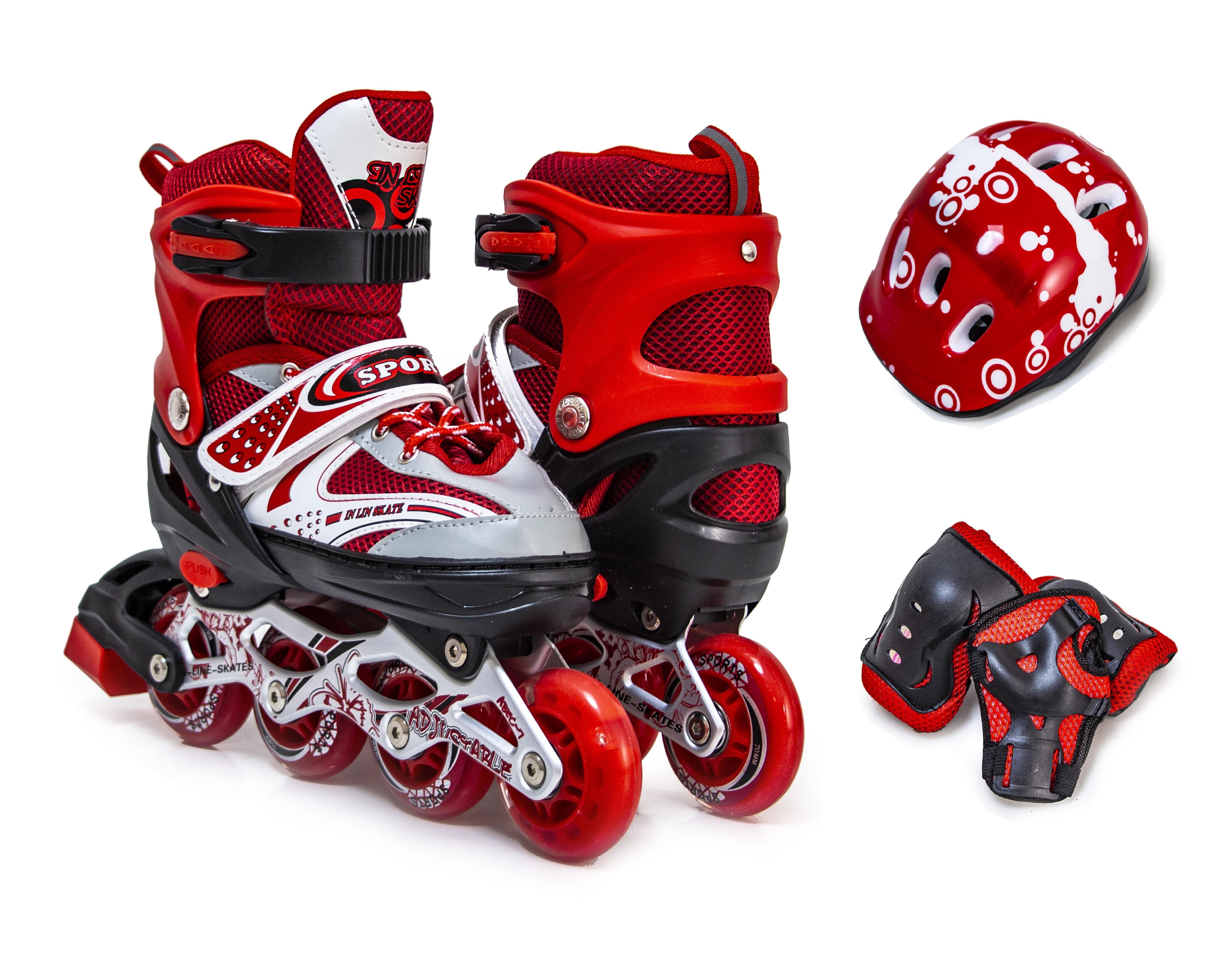 Комплект роликів Happy розмір 34-37 Red