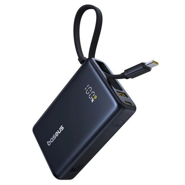 Повербанк BASEUS PicoGo Digital Display 10000 mAh 45W Черный (P10076803123-00)