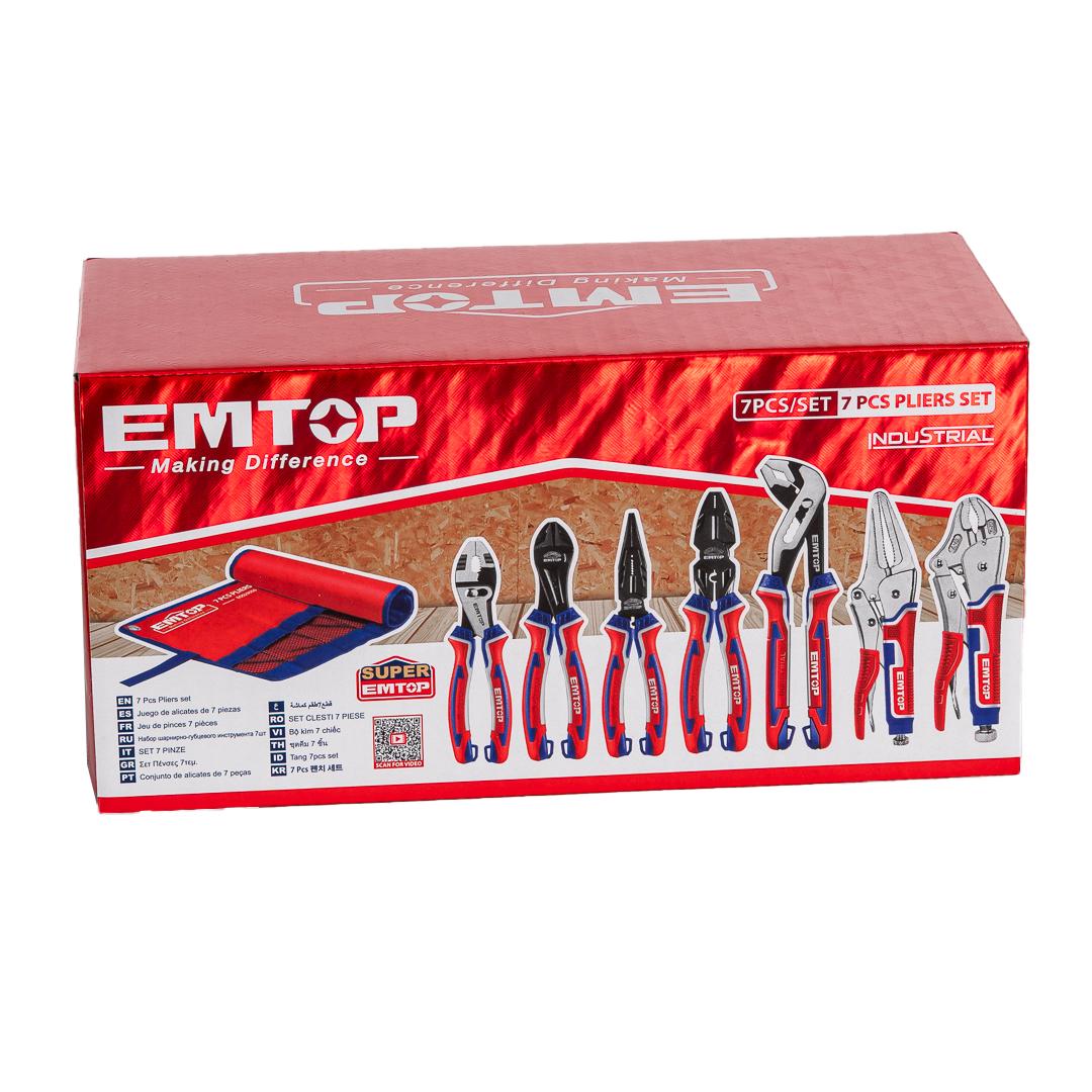 Набор шарнирно-губцевого инструмента EMTOP EOS23055 7 шт. - фото 5