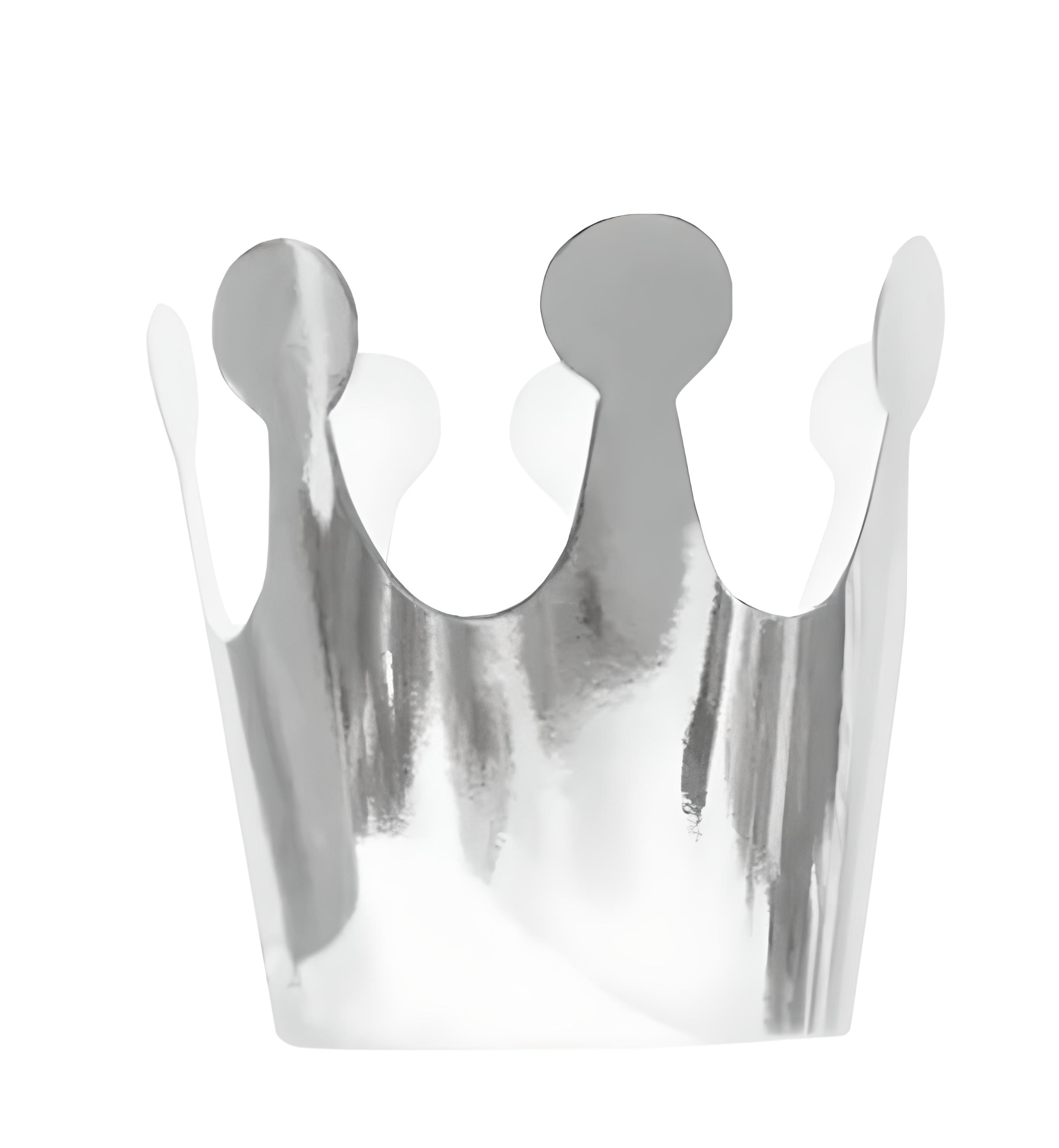 Короны бумажные 5 шт. Silver (513990)