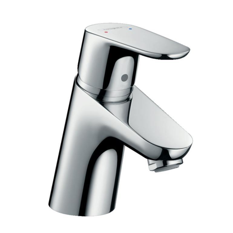 Змішувач для умивальника Hansgrohe Focus E без донного клапана Хром (31733000)