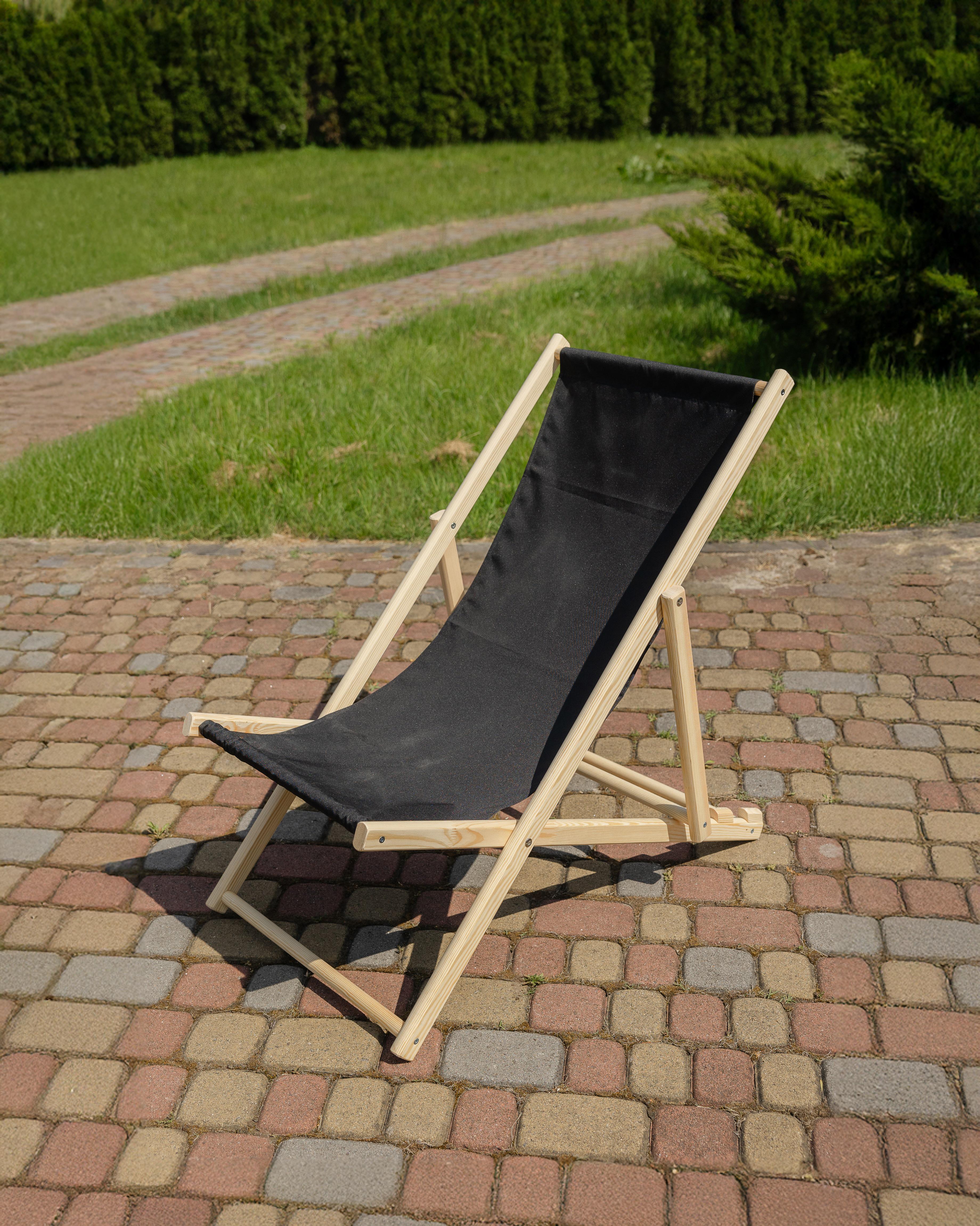 Шезлонг для дачи тканевый XRmaster Черный (КШ-017) - фото 4 Шезлонг для дачи тканевый XRmaster Черный (КШ-017) - фото 4