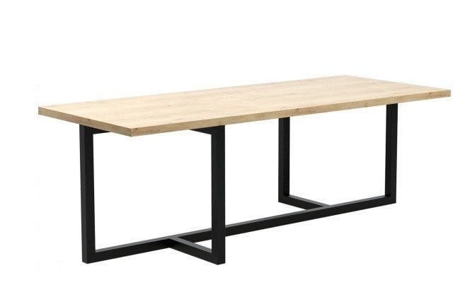 Обеденный стол Loft NS-1153 780x2020x900 мм Черный (6156d5693edc877ba8589693)