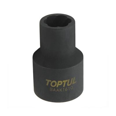 Головка торцевая Toptul для поврежденных гаек 1/2" 16 мм (BAAK1616) Головка торцевая Toptul для поврежденных гаек 1/2" 16 мм (BAAK1616)